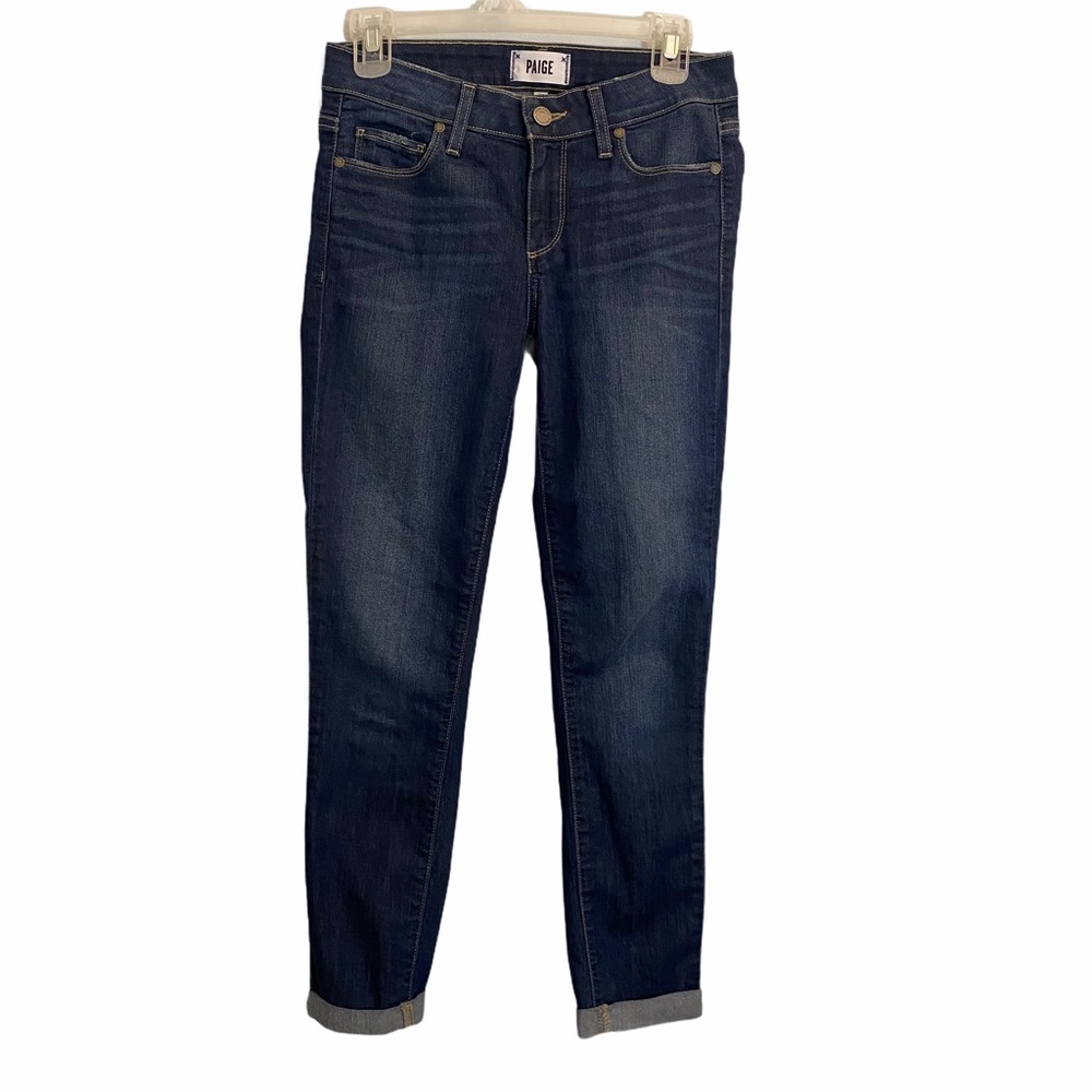 Paige Kylie Crop Jeans Womens size 27 Dark Wash